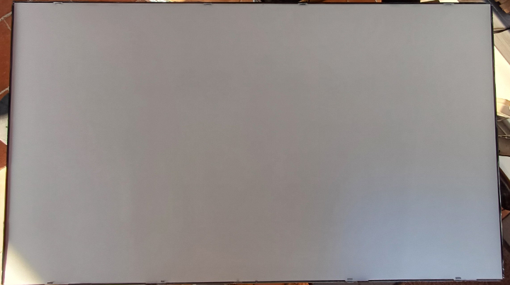 Panel nach dem Abnehmen des LCD-Displays.