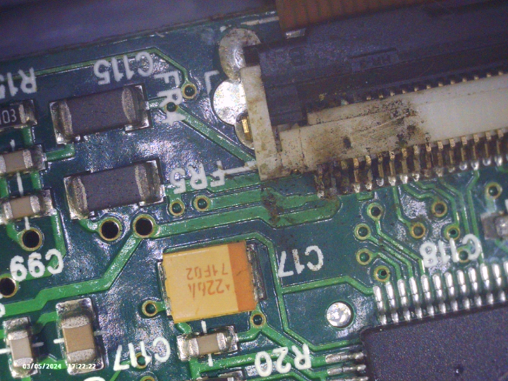 Nahaufnahme der Buchse Nahaufnahme der Buchse