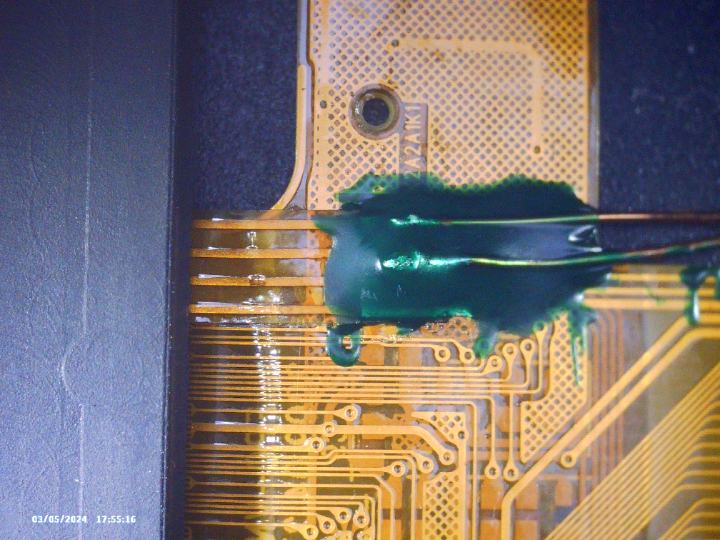 Beschädigte Leitungen überbrückt Beschädigte Leitungen überbrückt